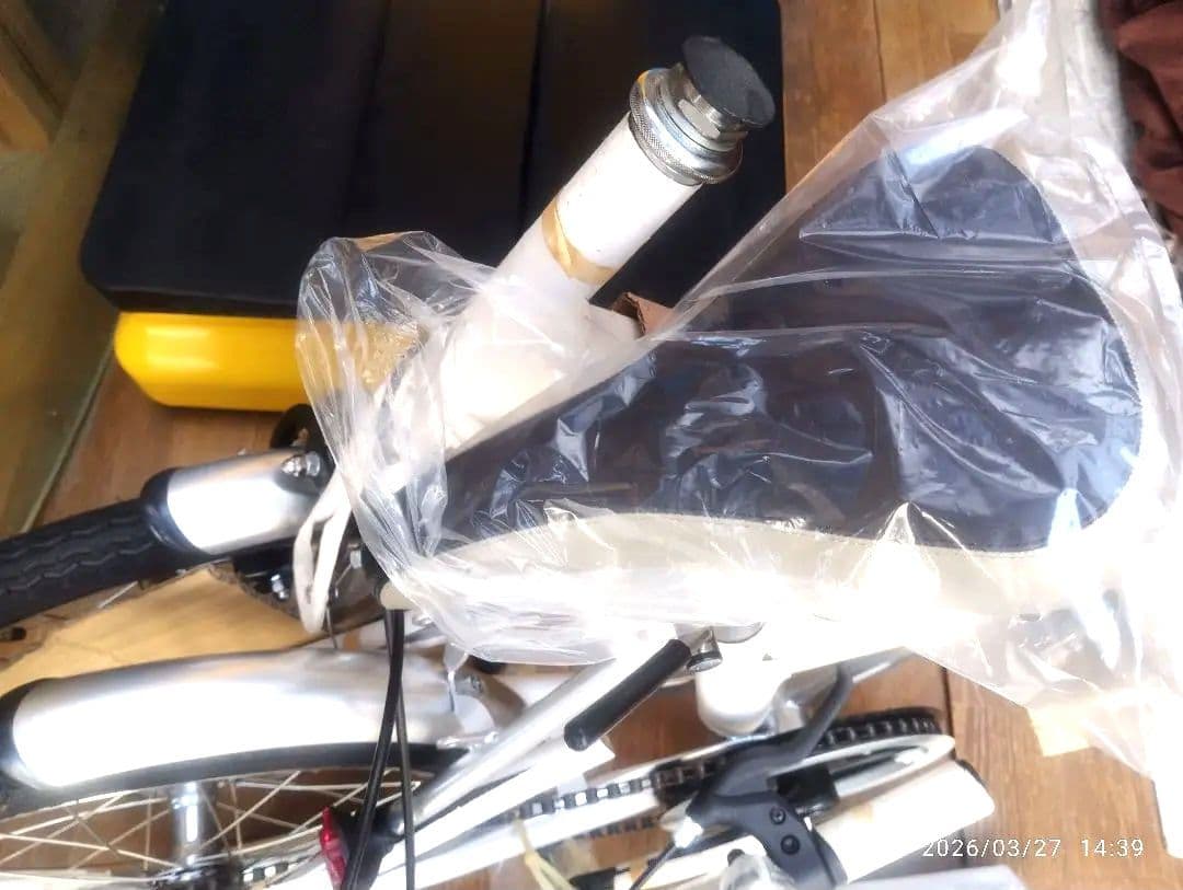 折りたたみ自転車 ホワイト
