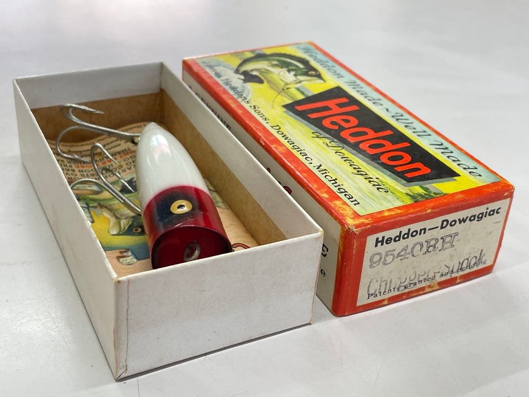 50年代 HEDDON CHUGGER SPOOK 金目 RH NIB