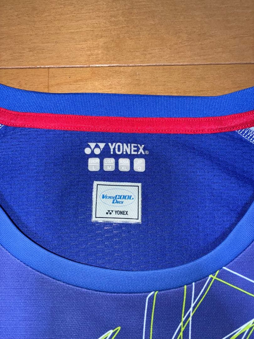 YONEX ソフトテニス バドミントンユニフォーム　青 黄色