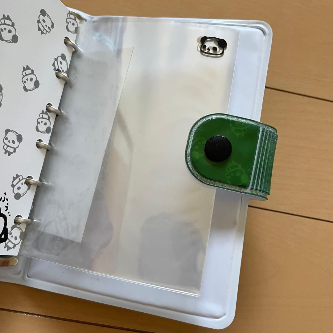 【おじパン】 レトロ 終売品 貼って剥がせるシール帳 リングノート