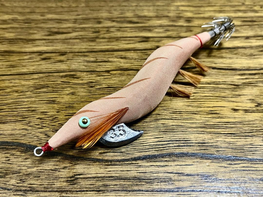 餌木猿 3.5号 【シンカー穴開け】 加工 8本まとめ売り