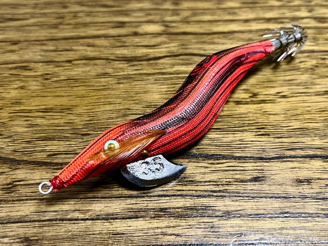餌木猿 3.5号 【シンカー穴開け】 加工 8本まとめ売り