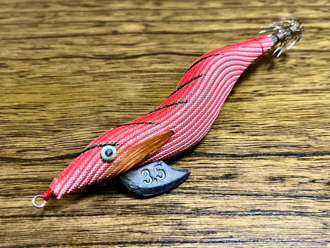 餌木猿 3.5号 【シンカー穴開け】 加工 8本まとめ売り