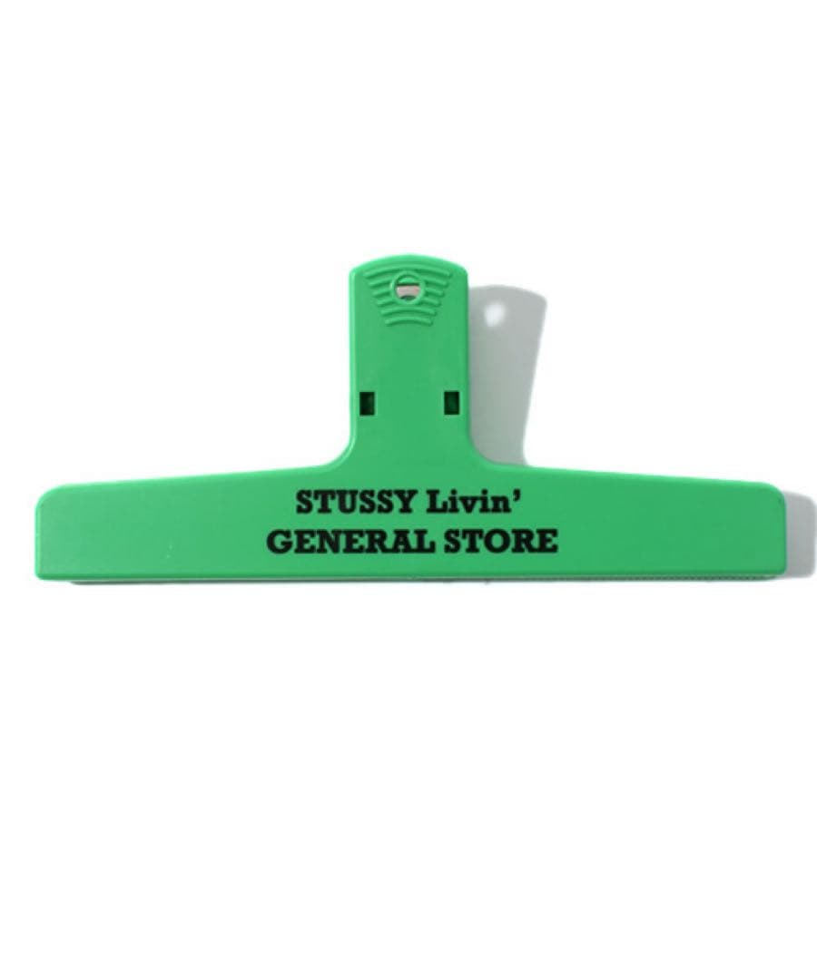 新品★STUSSY Livin' GENERAL STORE クリップ緑☆赤☆