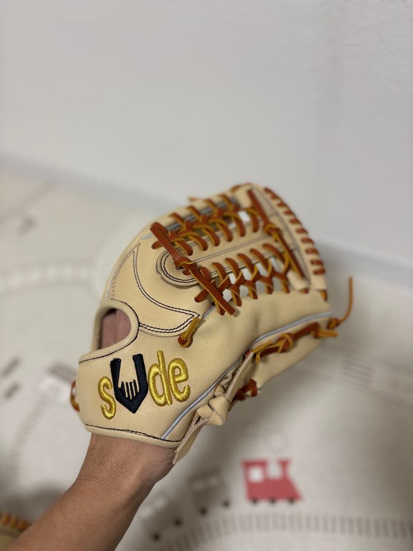 新品未使用 SUDE 軟式少年用 グローブ 野球 硬式 内野手用