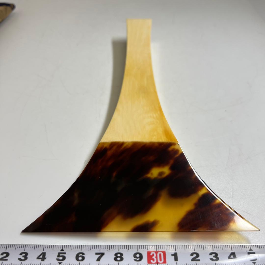 極上津軽三味線バチ　ケース付　232g 東Y8-0302☆2Fトヒウ