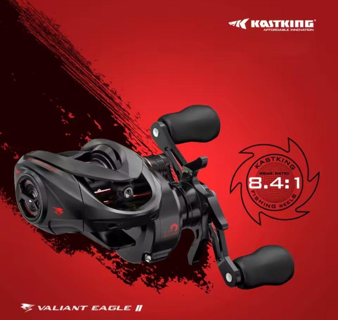 KASTKING Valiant Eagle II ベイトリール　左ハンドル