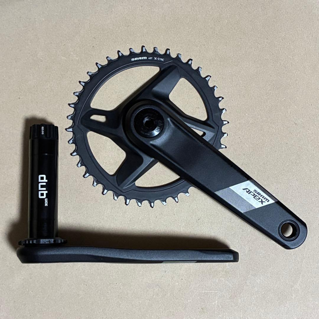 SRAM APEX クランク DUB 172.5mm FC-APX-1W-D1