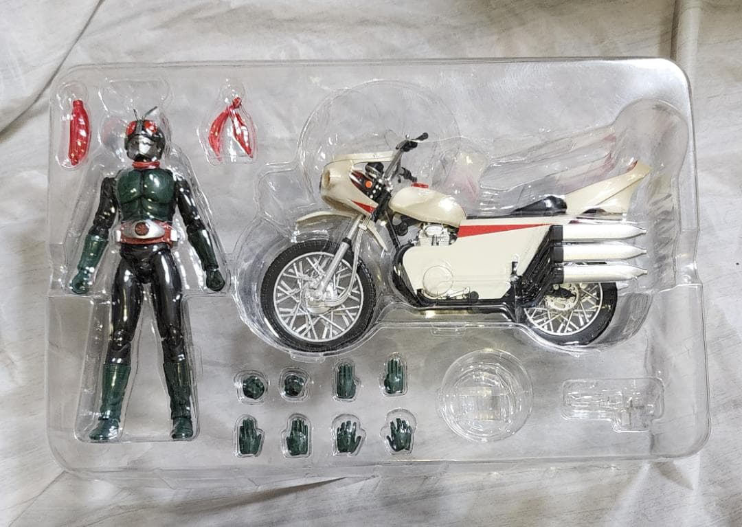 真骨彫 仮面ライダー1号・2号 50th Ver &サイクロン号2種セット