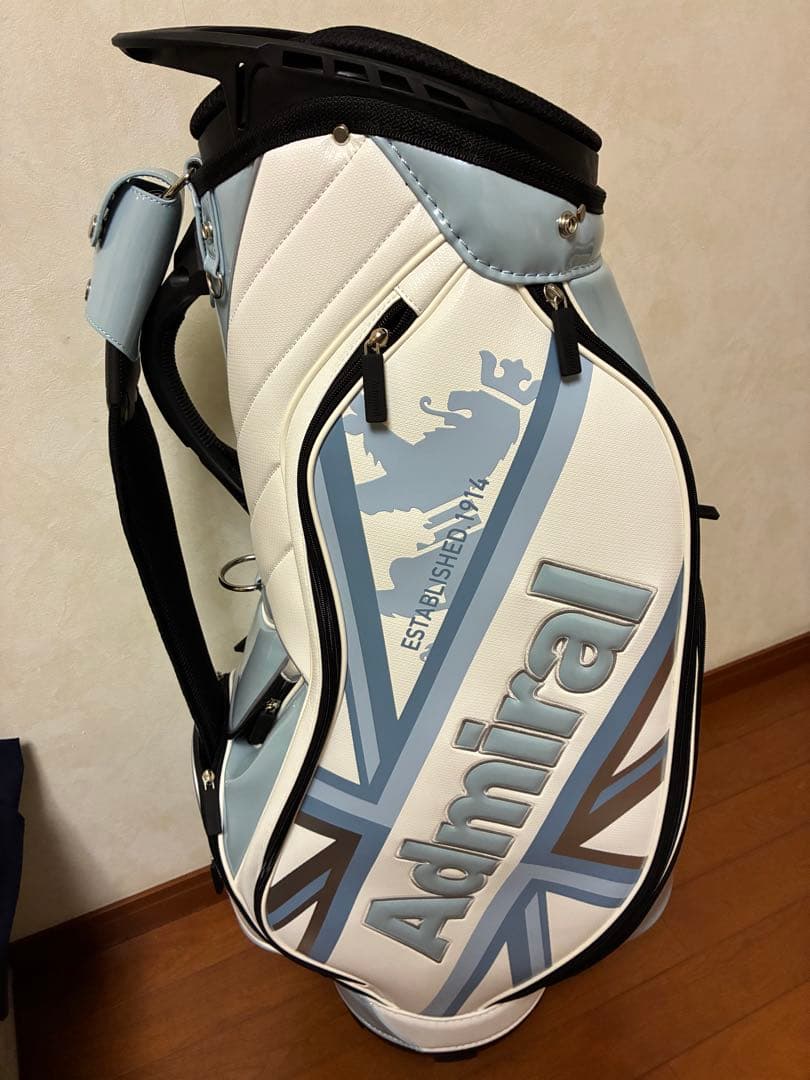 新品 アドミラル キャディバッグ ADMG5BC5 アイスブルー