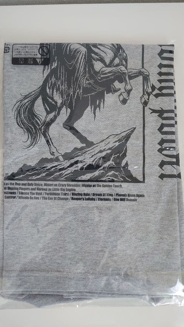 LOVEBITES 特製キャンペーン Mサイズ グレーTシャツ 限定品