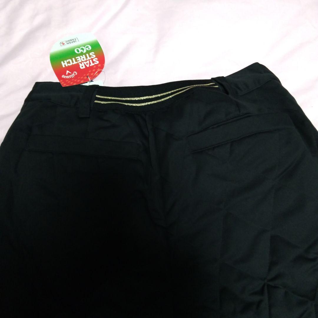 Callaway レディース ゴルフパンツ 冬用ブラック キルティング