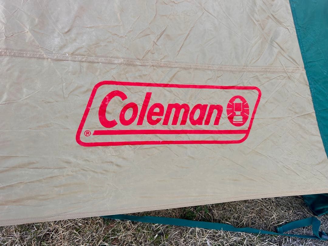 Coleman キャンプテント ベージュとグリーン