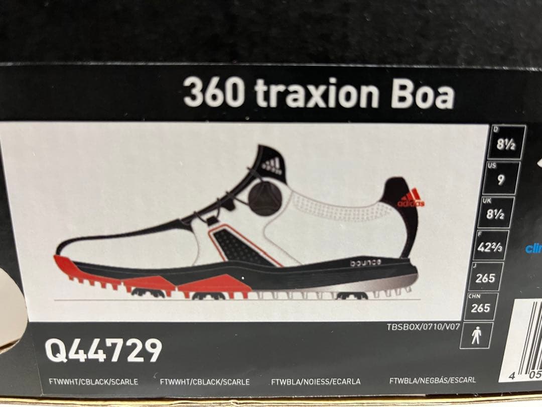４月末までの出品とさせて頂きます adidasゴルフシューズ新品未使用