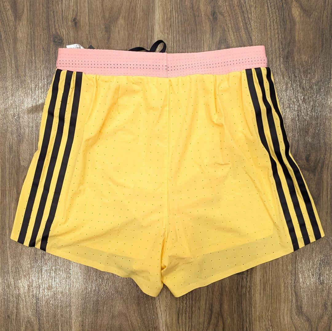 ■adidas ADIZERO Pro Elite ショーツ 黄L アディゼロ■