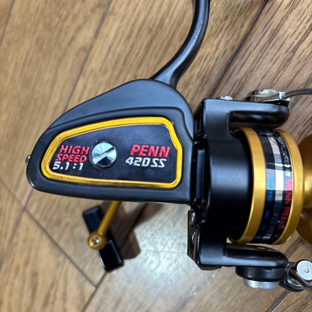 美品！Penn SS 4200 スピニングリール ブラック/ゴールド