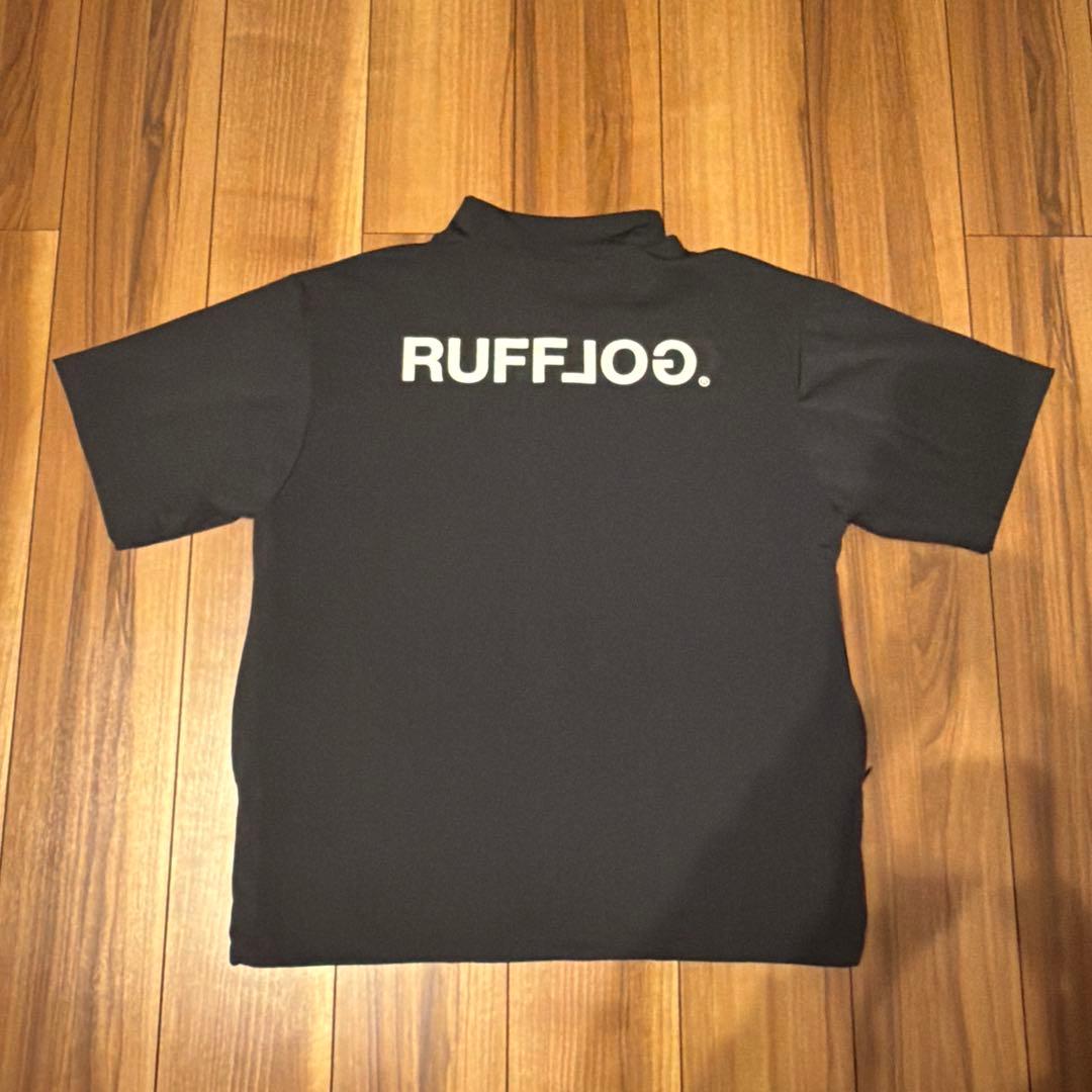 RUFFLOG ラフロッグ　ハーフジップ モックネックシャツ サイズL ブラック