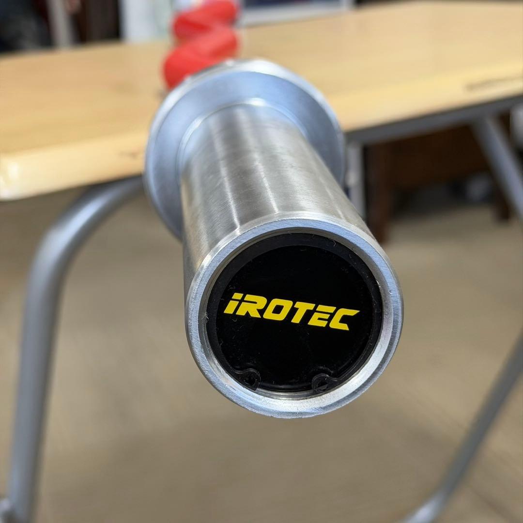 IROTEC セラコート オリンピックWバー レッド ベアリングタイプ EZバー