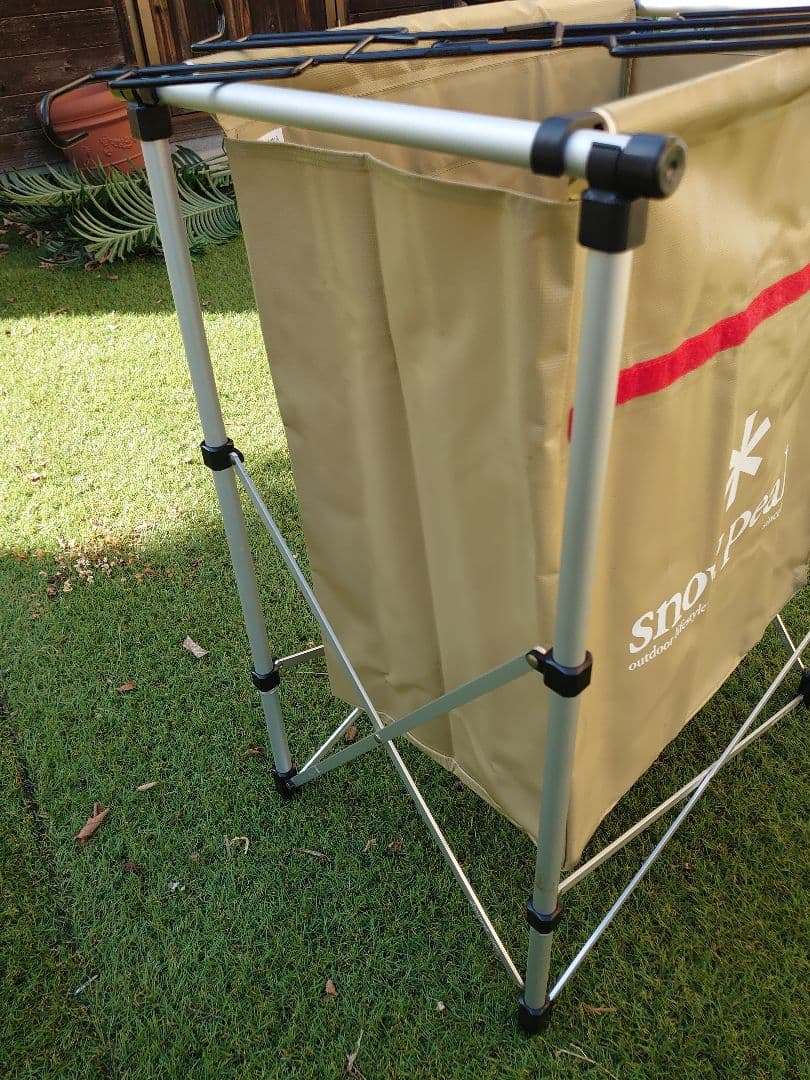 スノ―ピ―ク廃盤ガビングスタンドゴミ箱断捨離値下げ