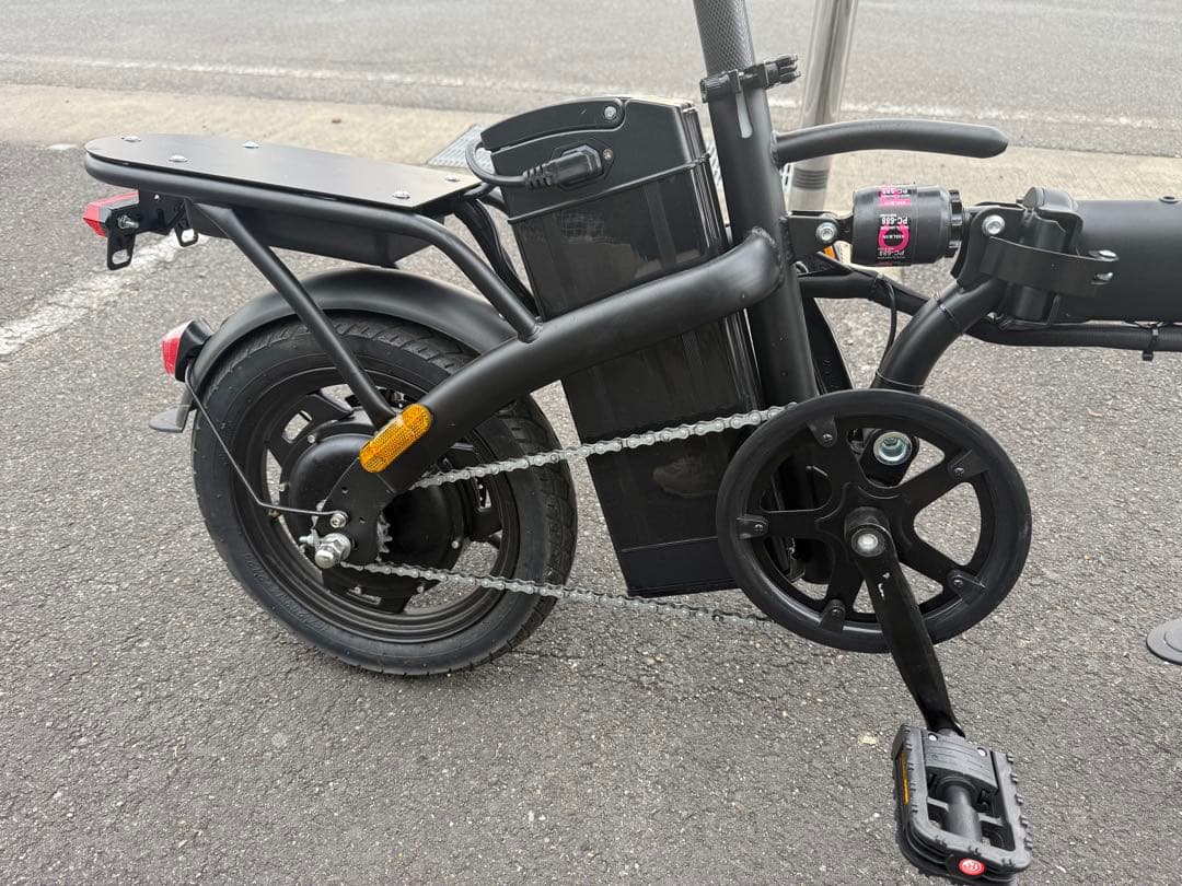 折りたたみ電動アシスト自転車 美品【京都引き取り】