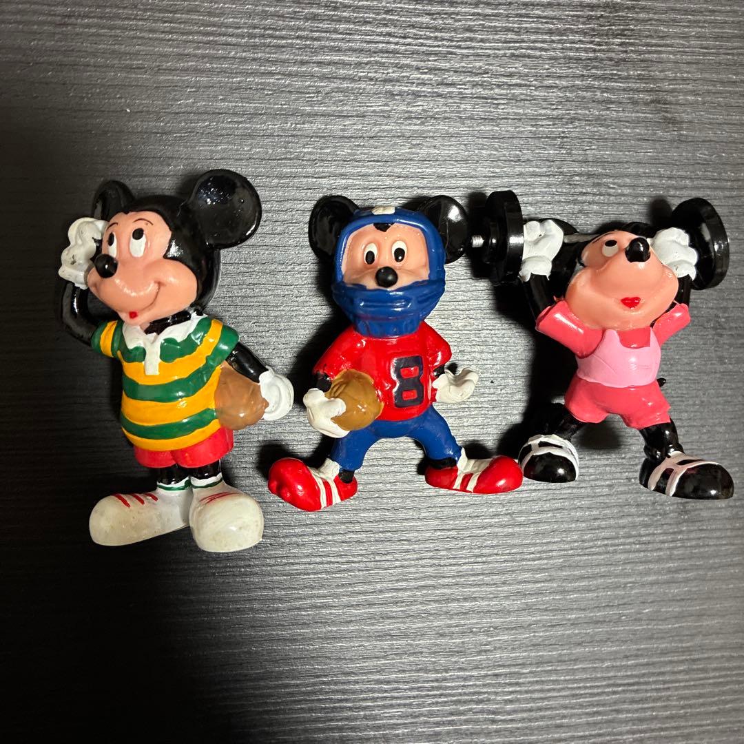 ディズニーランド ミッキー ミニー ドナルド フィギュア レトロ 15点