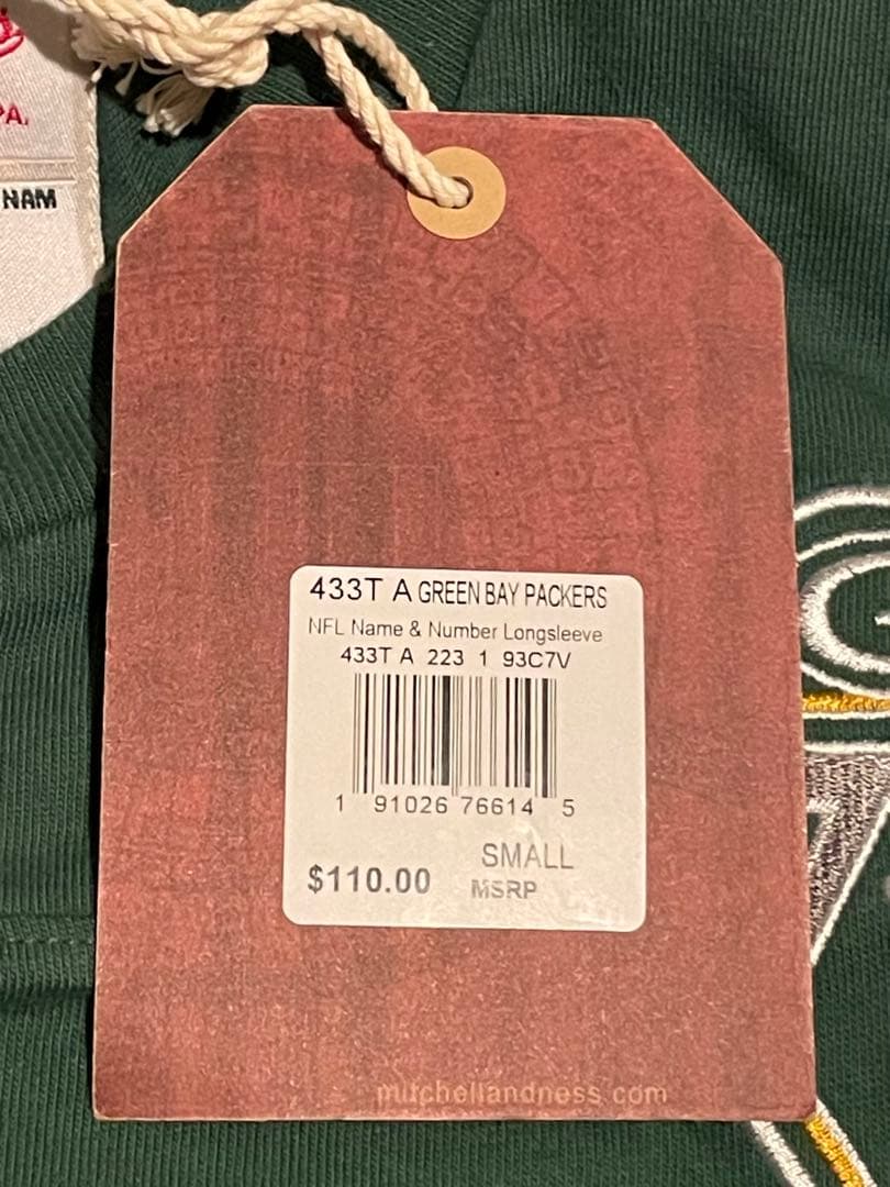 シャツ Mitchell & Ness Green Bay Packers