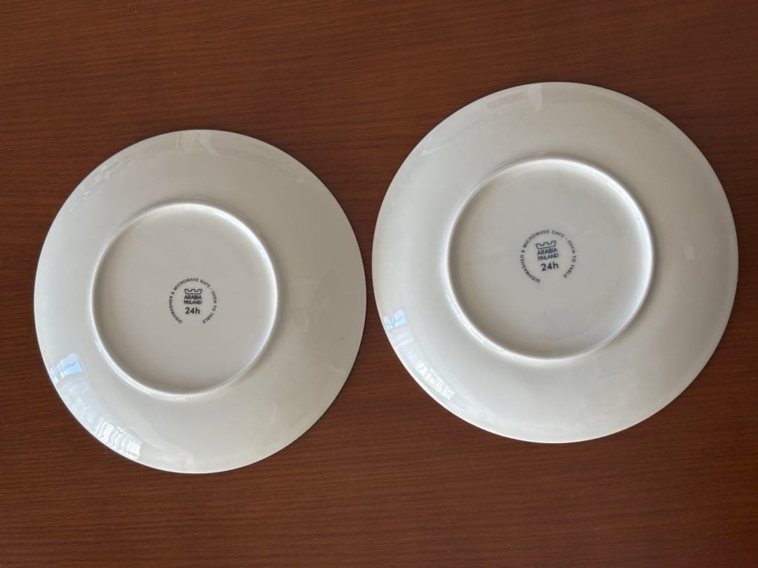 アラビアAvec 24h ブルー&グリーン2枚セット(20cm)