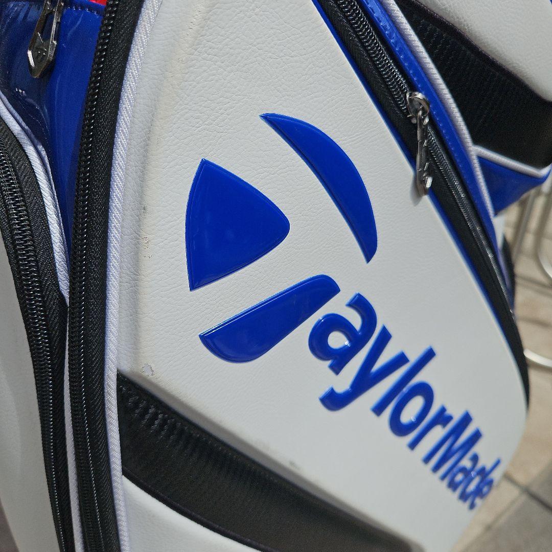 TaylorMade テーラーメイド キャディバッグ ホワイト/ブルー/レッド