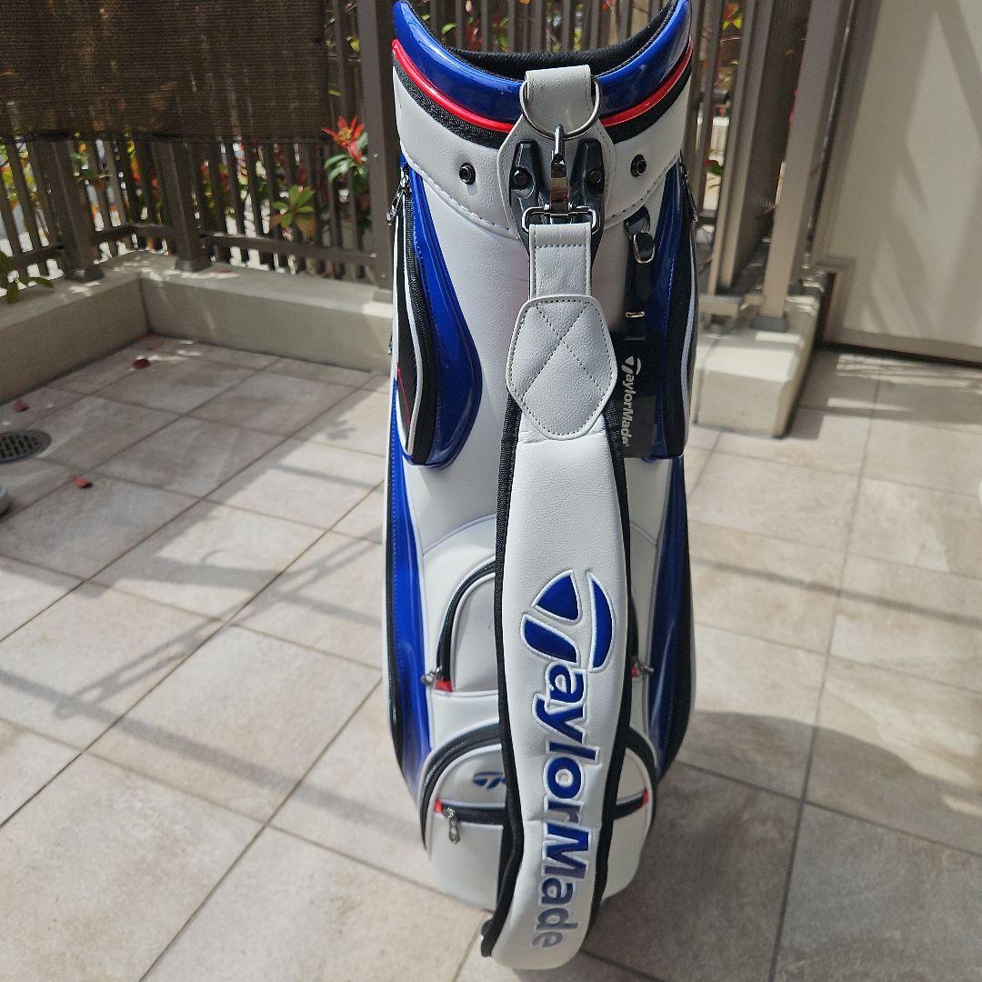 TaylorMade テーラーメイド キャディバッグ ホワイト/ブルー/レッド