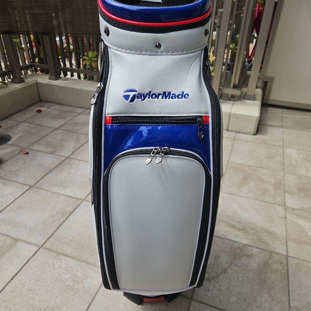 TaylorMade テーラーメイド キャディバッグ ホワイト/ブルー/レッド