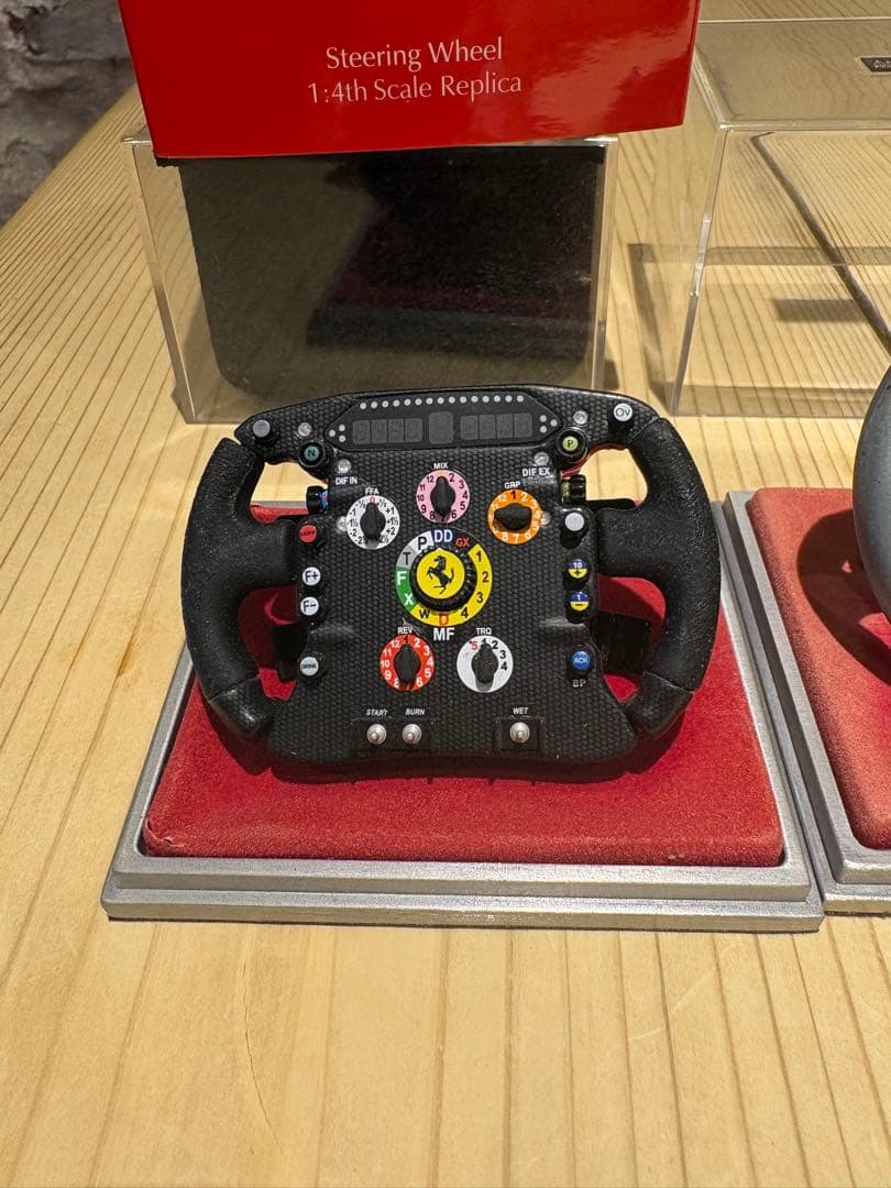 アマルガム1/4フェラーリF1ステアリング　7個セット