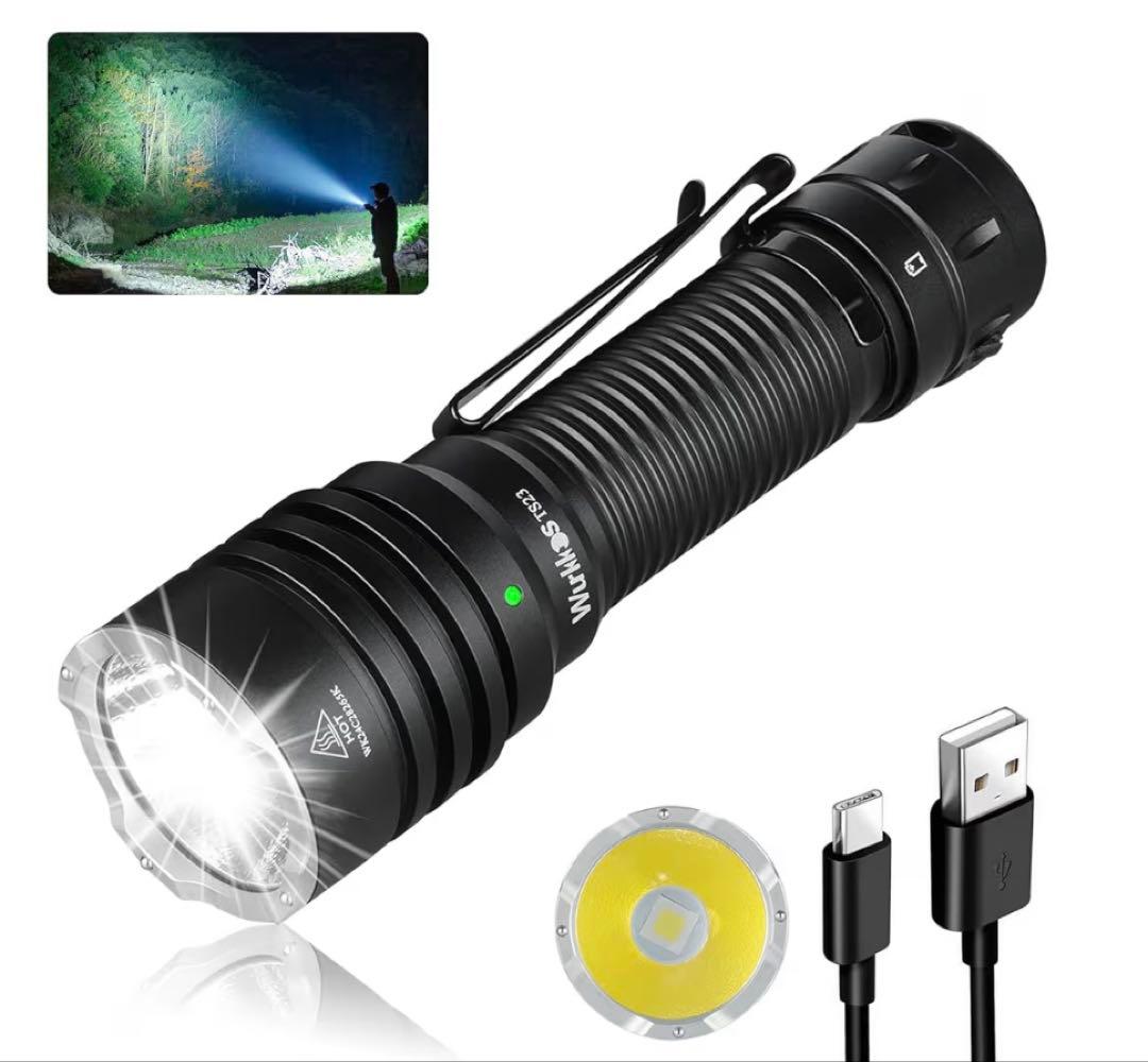新品 Workkos TS23 5000ルーメン 懐中電灯
