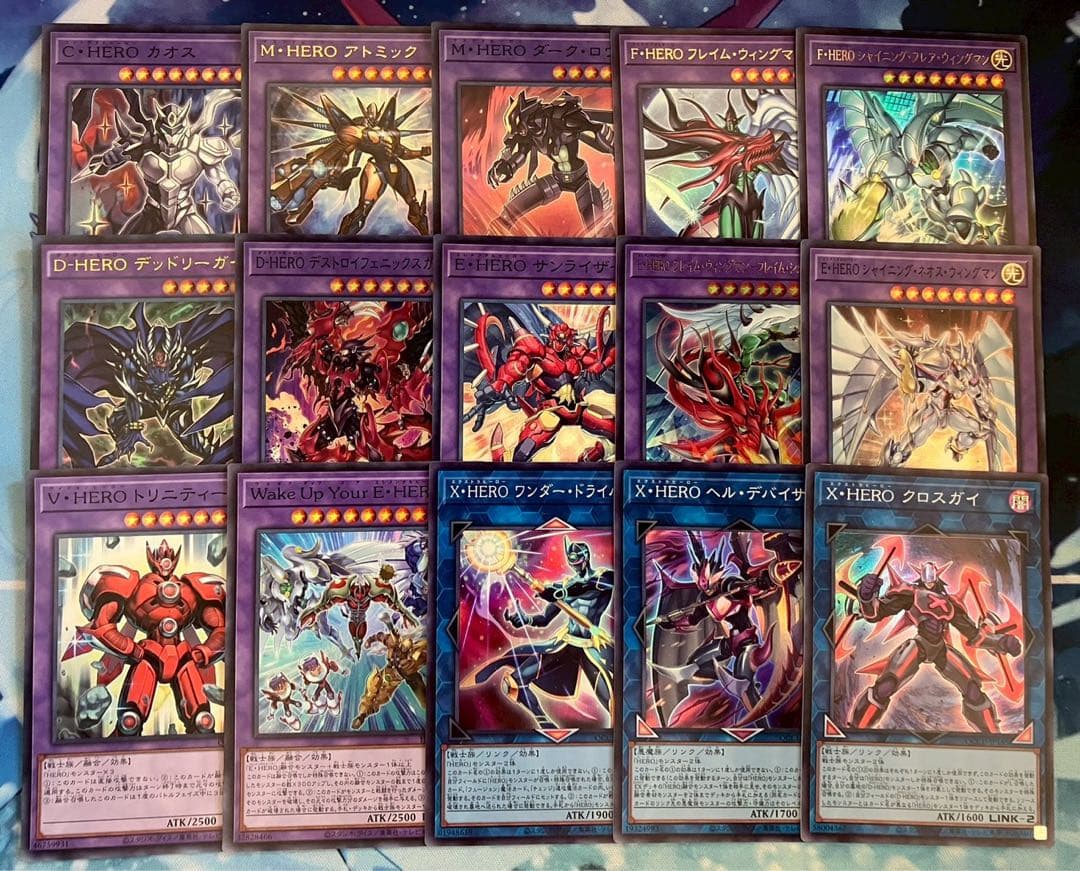フォロワー様5%オフ　SR以上多数　大会構築　HEROデッキ　①