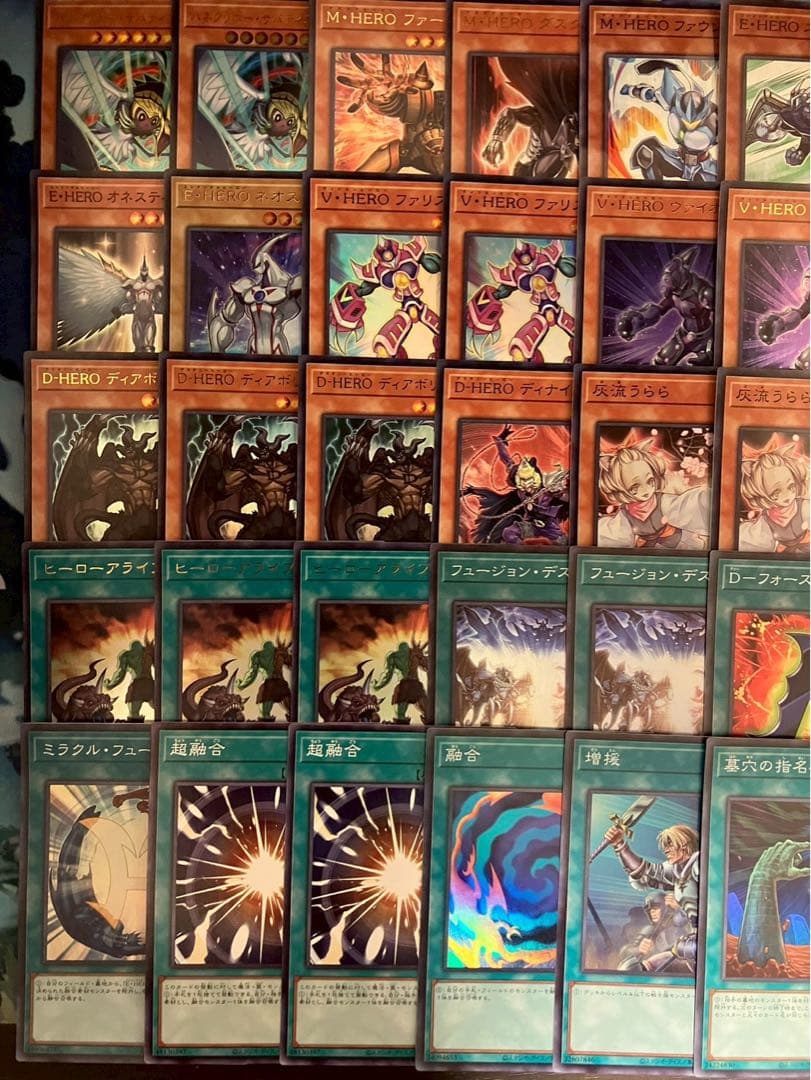 フォロワー様5%オフ　SR以上多数　大会構築　HEROデッキ　①