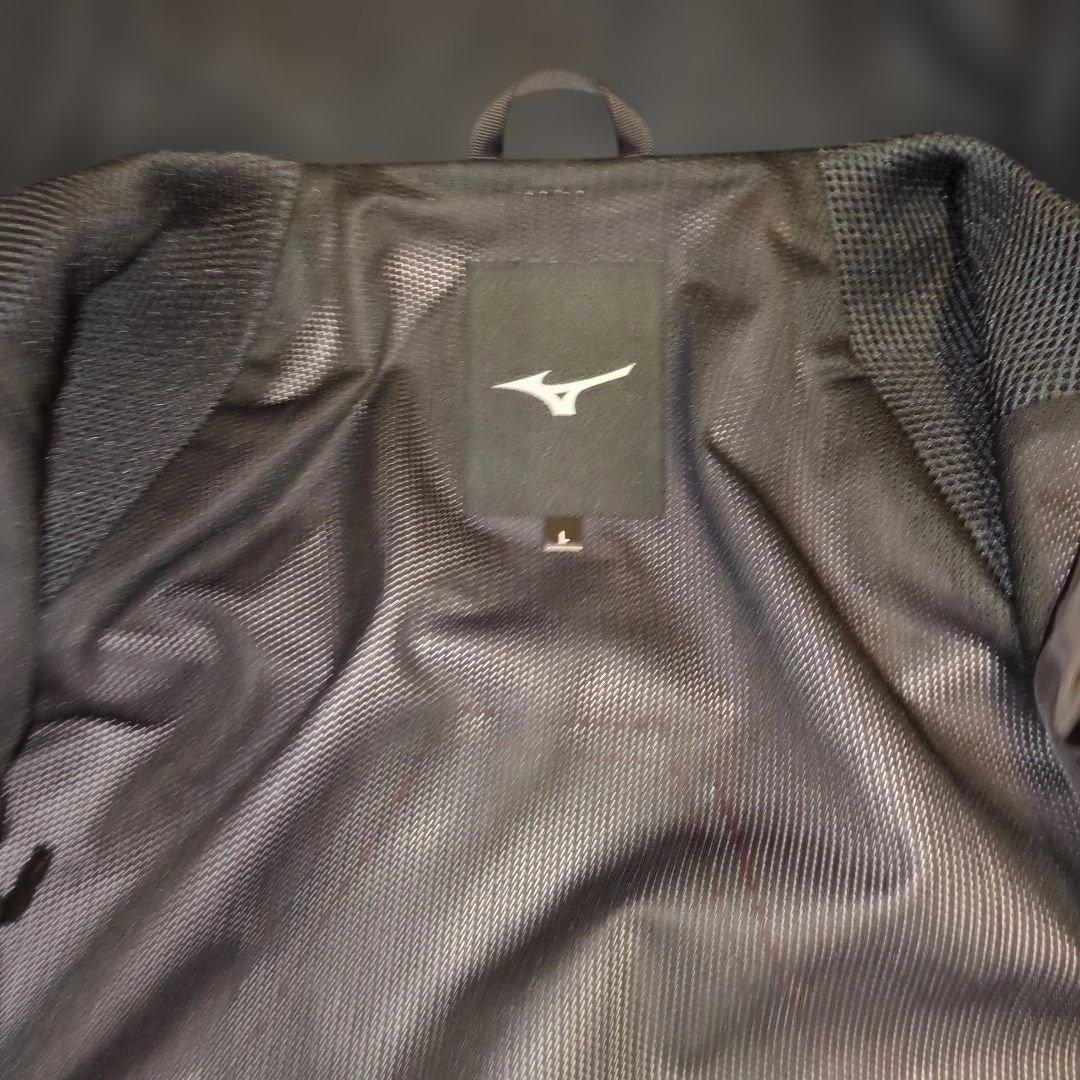 Mizuno スキー用フード付きジャケット 赤/茶色