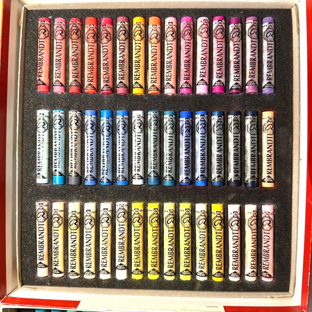 レンブラント ソフトパステル 90色セット 人物画用