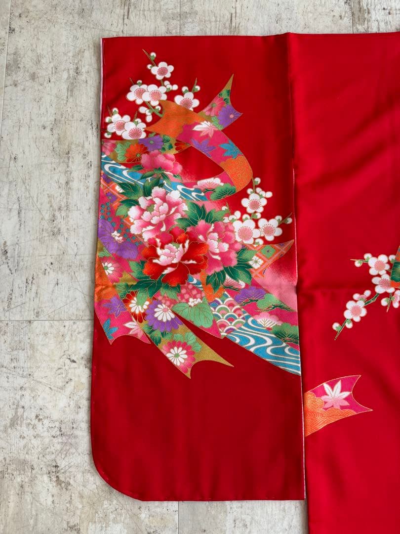 七五三　新品　四つ身　7歳　お着物　美品　長襦袢付き