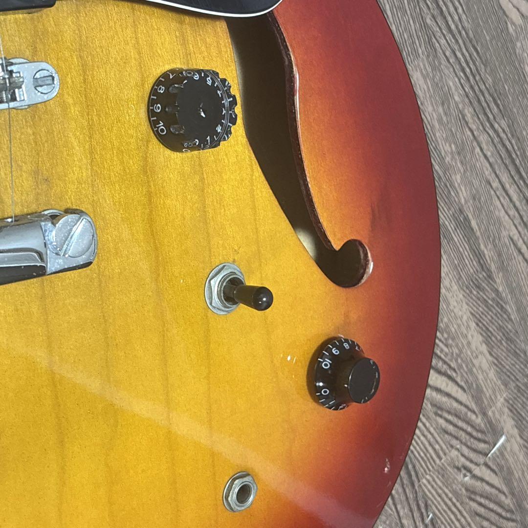 【動作品】 Ibanz セミアコ メイプルボディ ヴィンテージギター