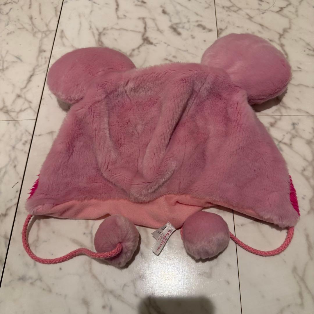 ディズニー　ファンキャップ　ピンク　ミニー