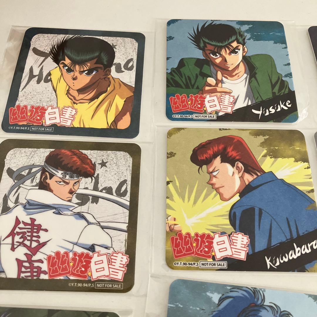 幽遊白書　コラボカフェ　など　コースター