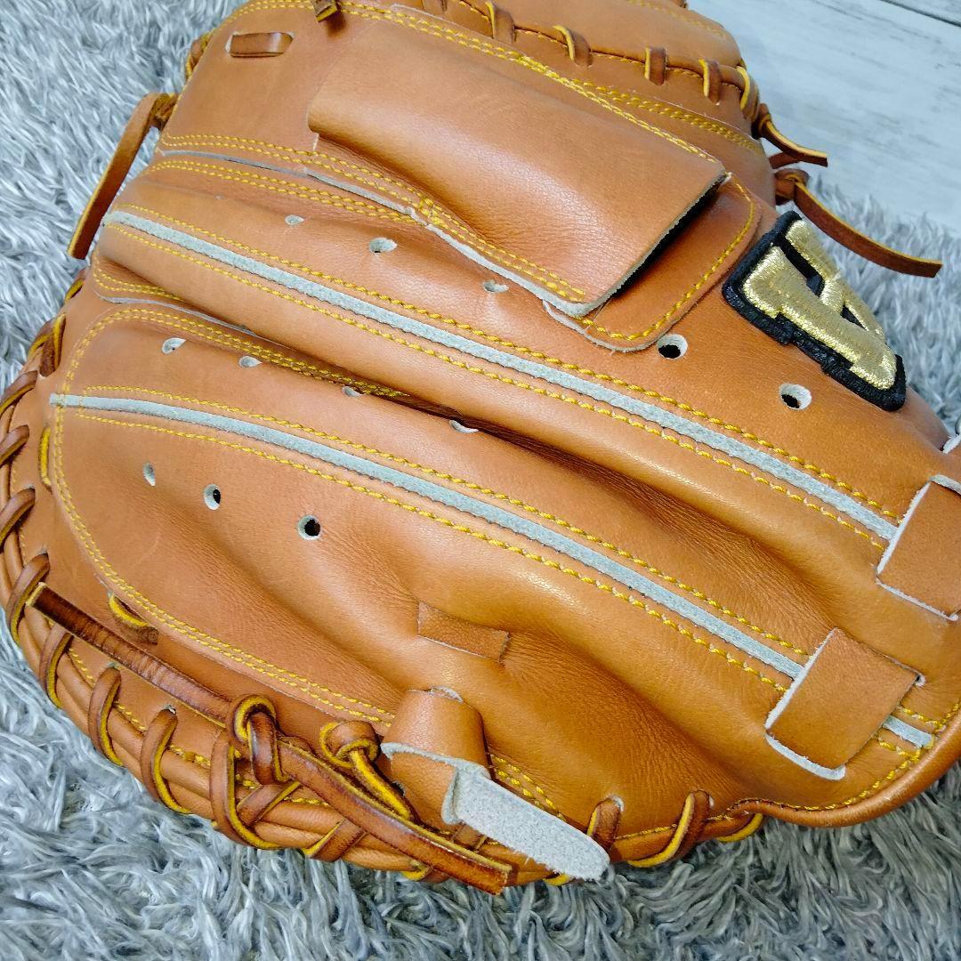 【未使用】ハイゴールド 一般硬式 キャッチャーミット スペシャルオーダー 右投げ