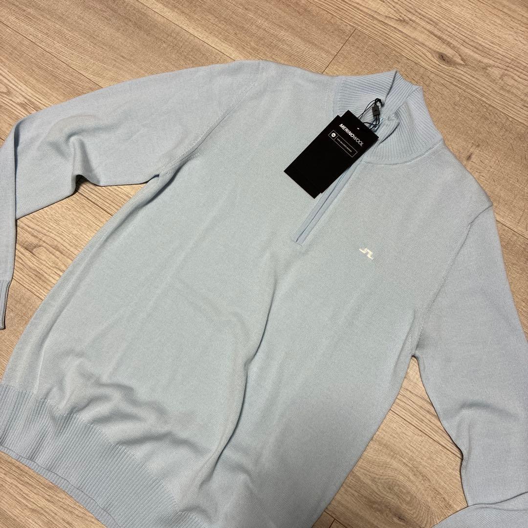 定価3万未使用 jリンドバーグ Kian zipped セーター ハーフジップS