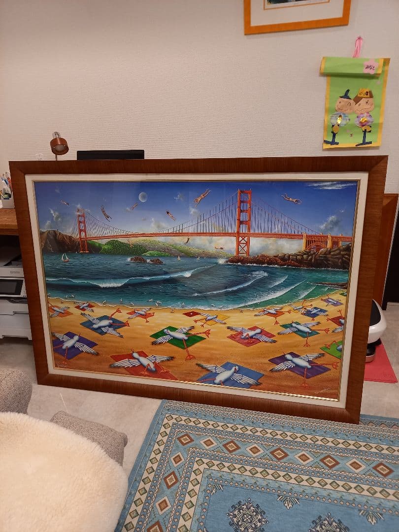 リトグラフ ヘブン&アース作家　オーストラリアの風景 大型作品