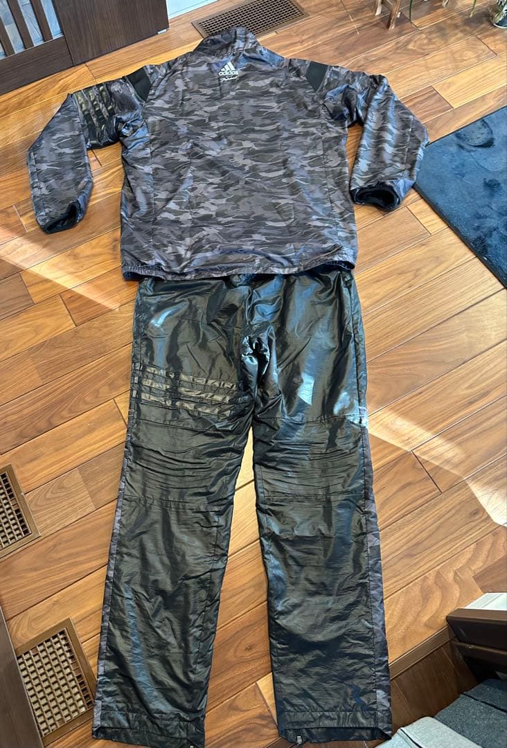adidas Pro迷彩柄 ジャージ上下セット