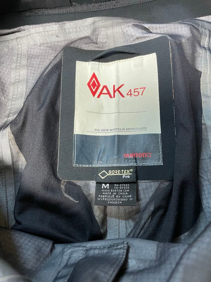 Burton バートンAK457 GORE-TEX PRO ビブパンツ　Mサイズ