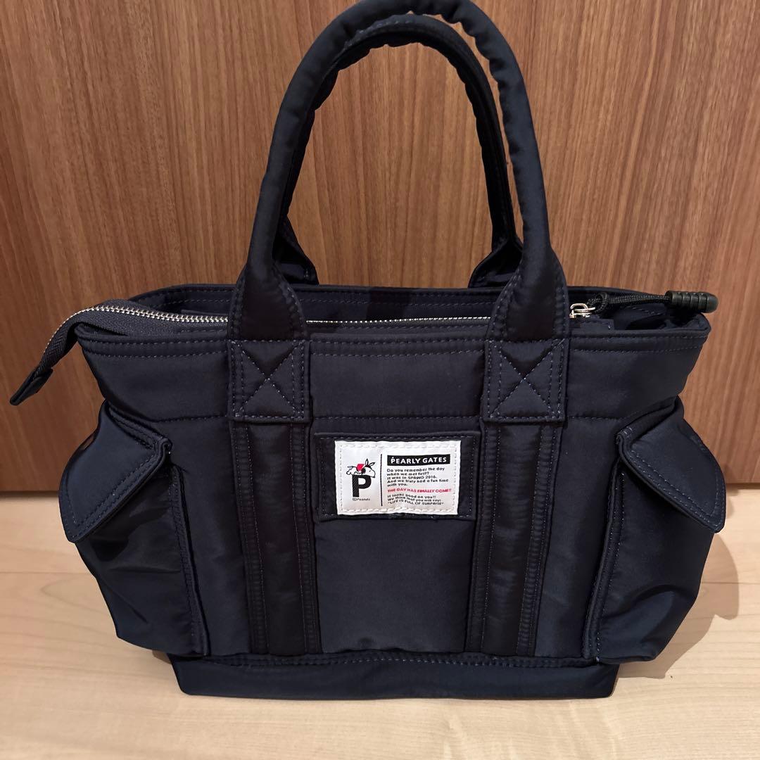 【美品】パーリーゲイツPEARLYGATES SNOOPYワッペン カートバッグ