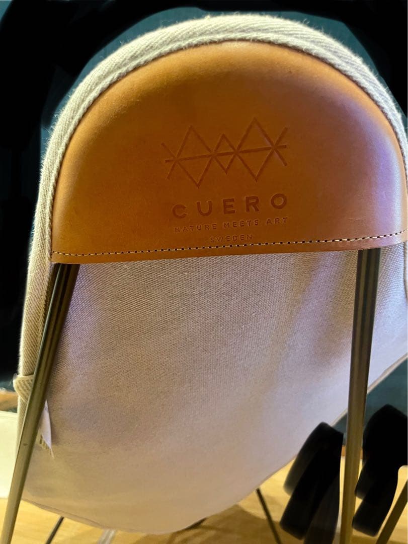 美品　CUERO クエロ BKF バタフライチェア キャンバス
