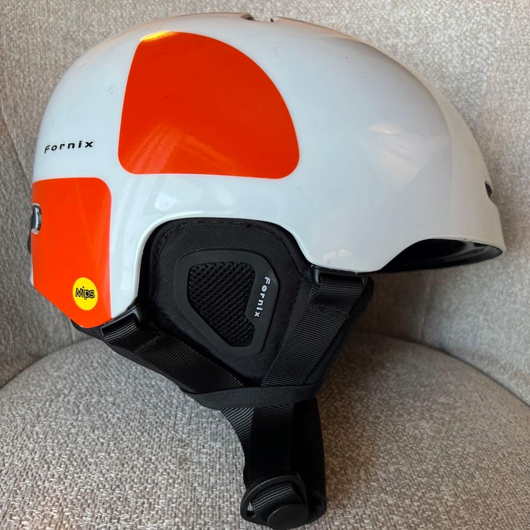 POC FORNIX ヘルメット XL/XXL MIPS RECCO 白オレンジ