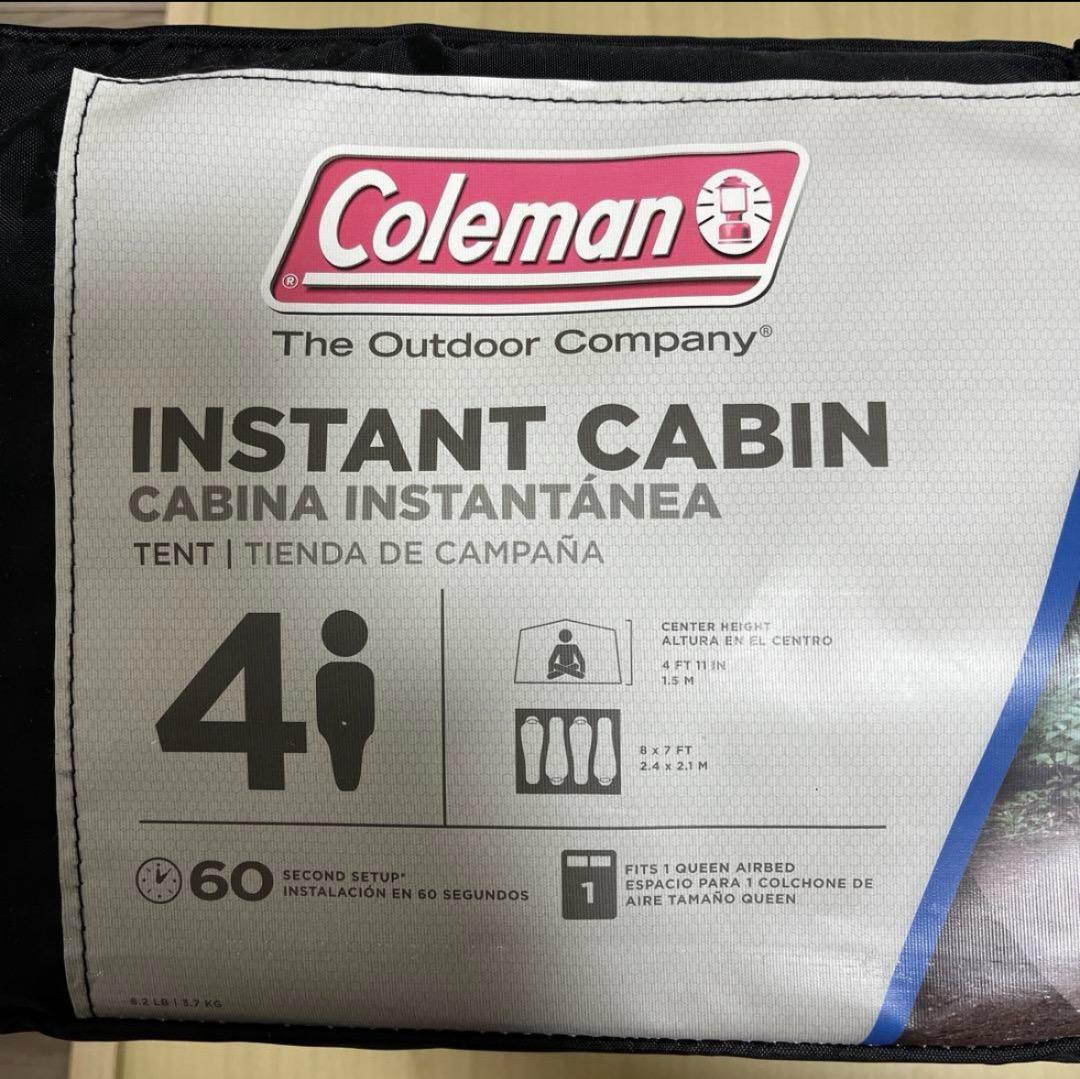 Coleman Instant Cabin 4人用テント　コールマン　新品