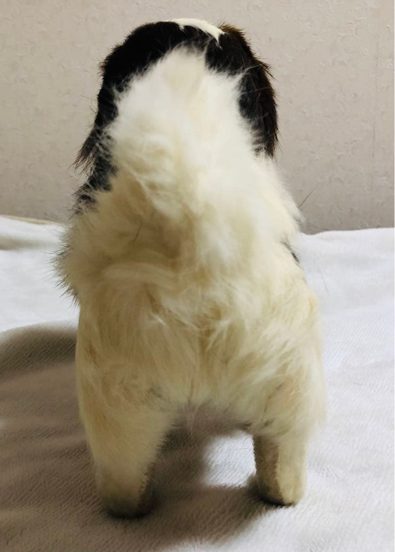 犬　チン　ラビットファー　リアルファー　KOBAYASHIぬいぐるみ　ぬいぐるみ